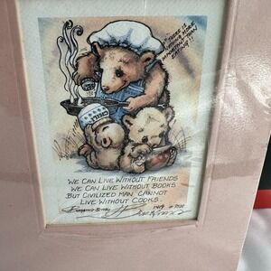 Signed & Numbered By Artist Jody Bergsma  1986 #1419/7500 Original Art